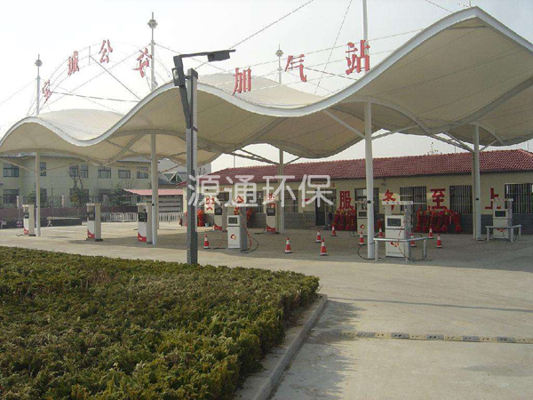 加氣站膜結構